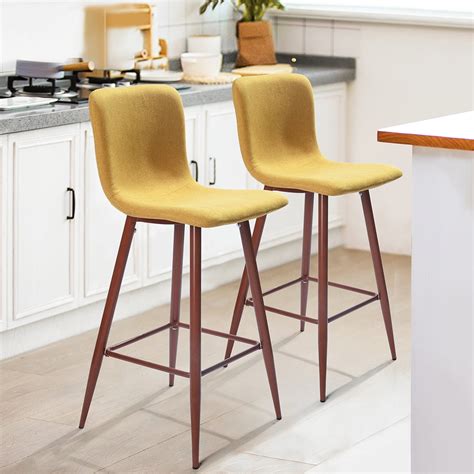 Great prices on your favourite Home brands, and free delivery on eligible orders. . Yellow counter stools